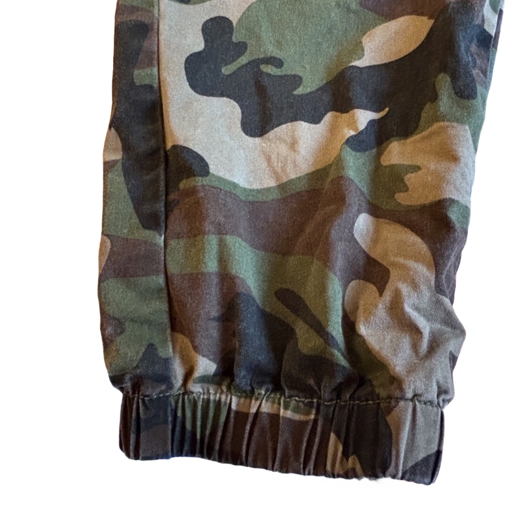 L.Y.Z Camo Cargo Pants Relaxed Fit Green Brown Size 26 - Picture 7 of 8